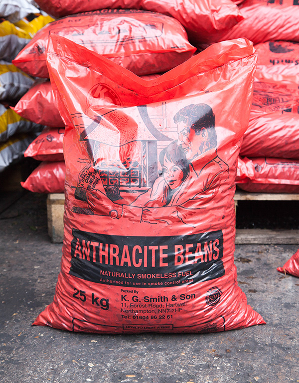 Anthracite beans at KG Smith & Son (Coal Merchants UK)