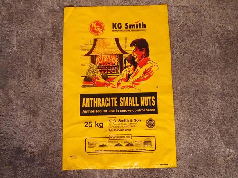 anthracite small nuts at KG Smith & Son (Coal Merchants UK)