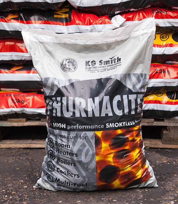 Phuancite smokeless boiler fuel at KG Smith & Son (Coal Merchants UK)