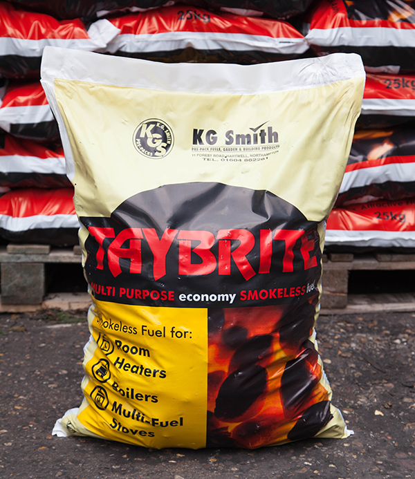 Taybrite smokeless fuel at KG Smith & Son (Coal Merchants UK)